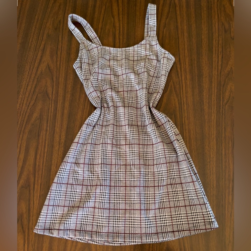 Small Houndstooth Mini Dress